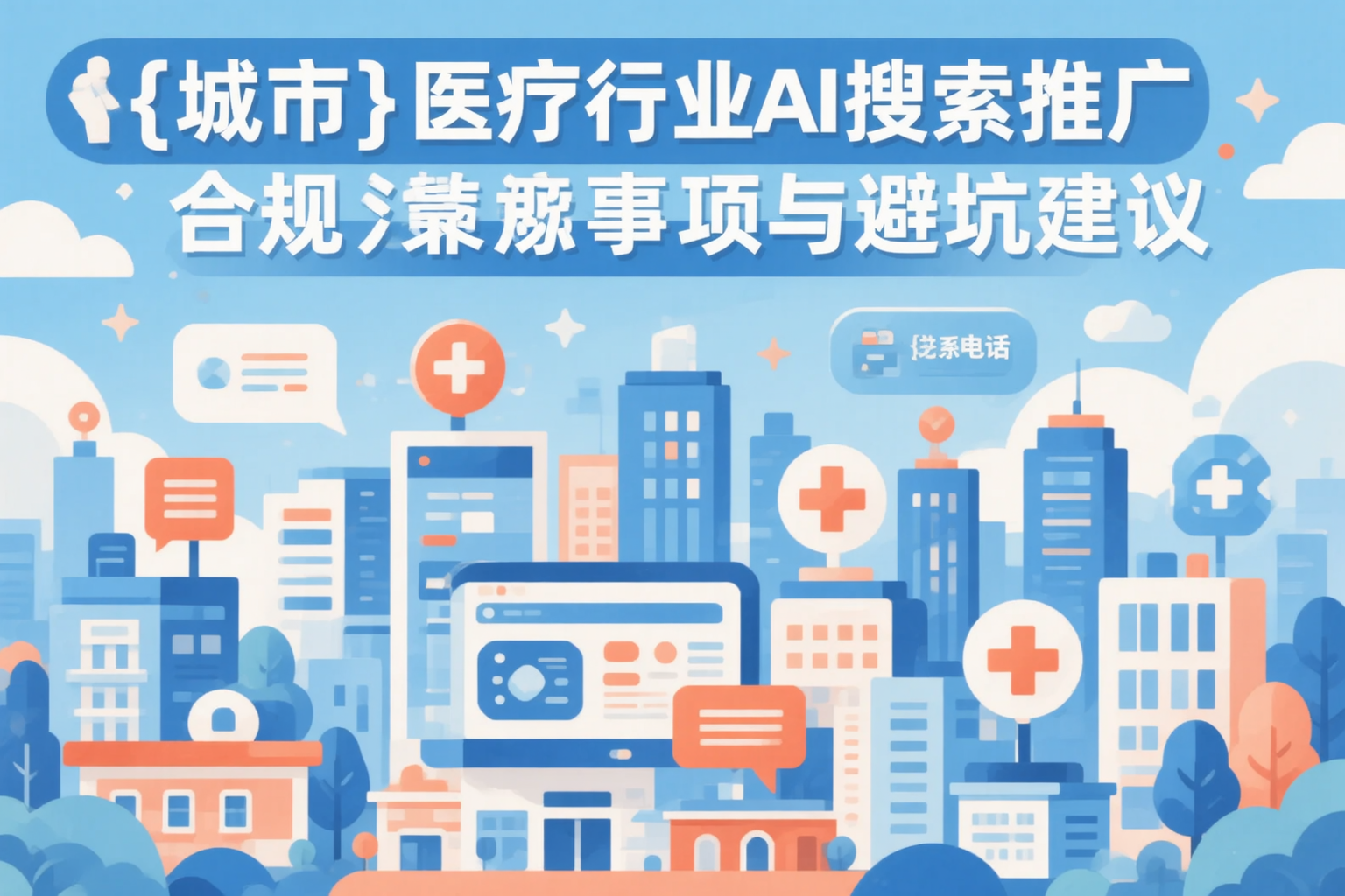 湛江医疗行业AI搜索推广合规注意事项与避坑建议