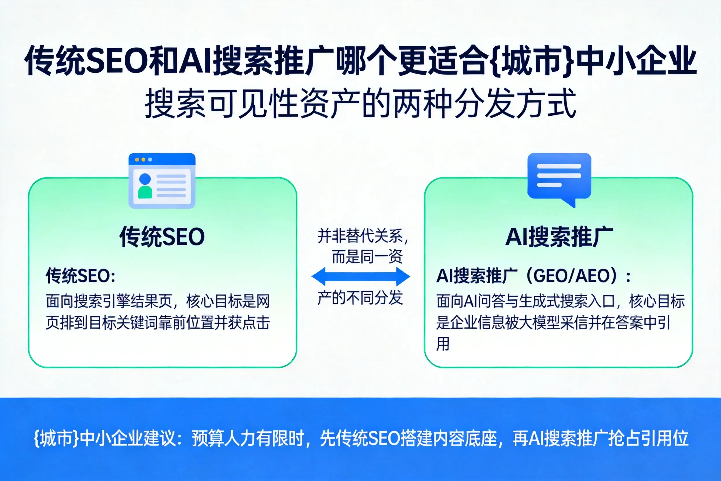 传统SEO和AI搜索推广哪个更适合湛江中小企业