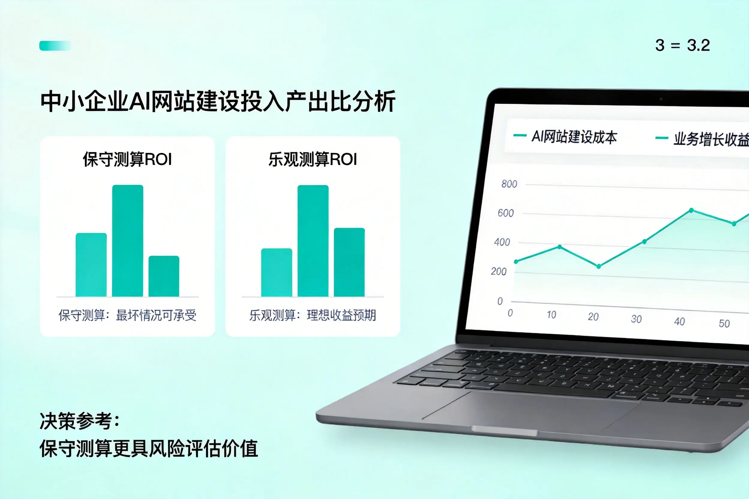湛江中小企业AI网站建设投入产出比怎么算?先看这份分析