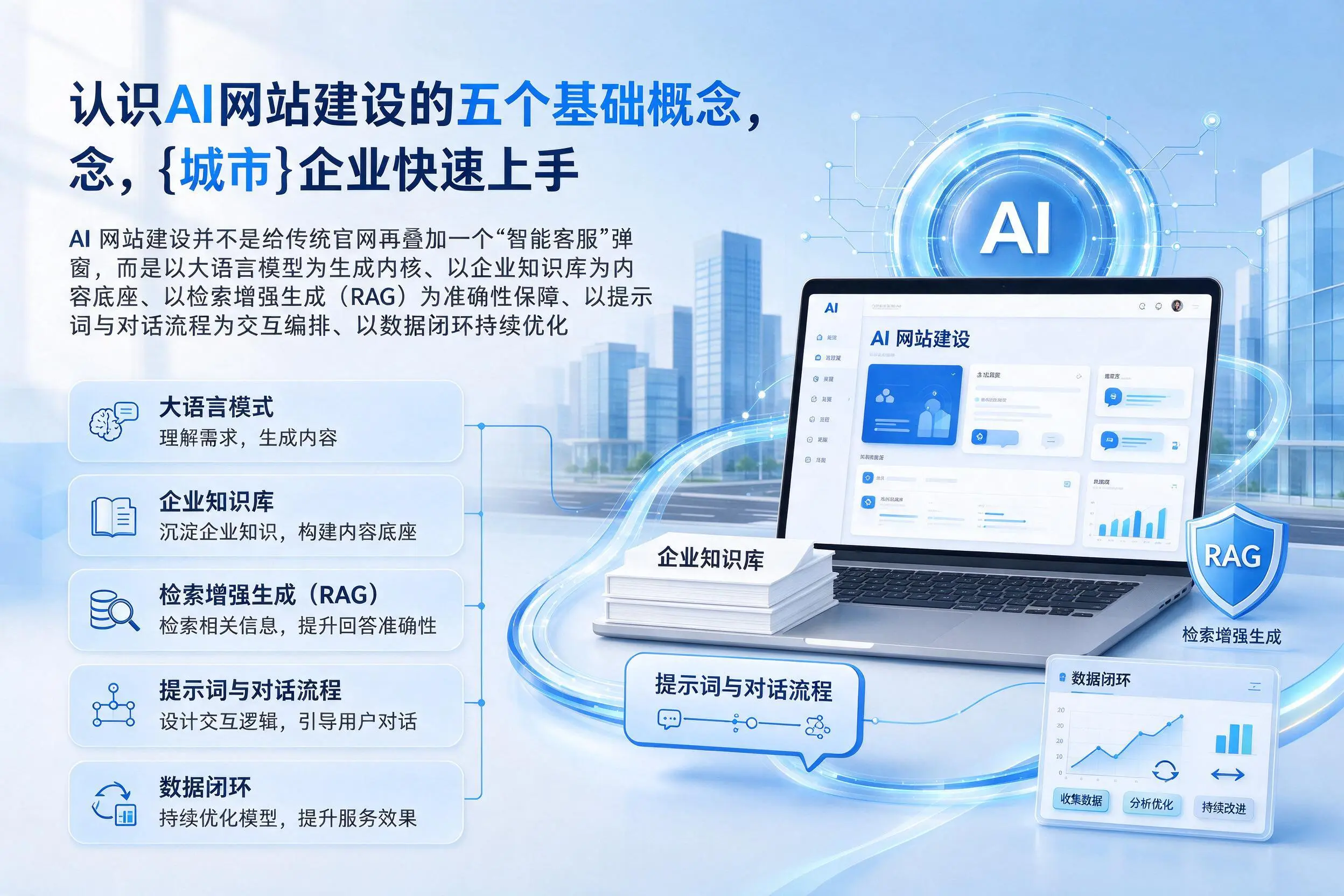 认识AI网站建设的五个基础概念，湛江企业快速上手
