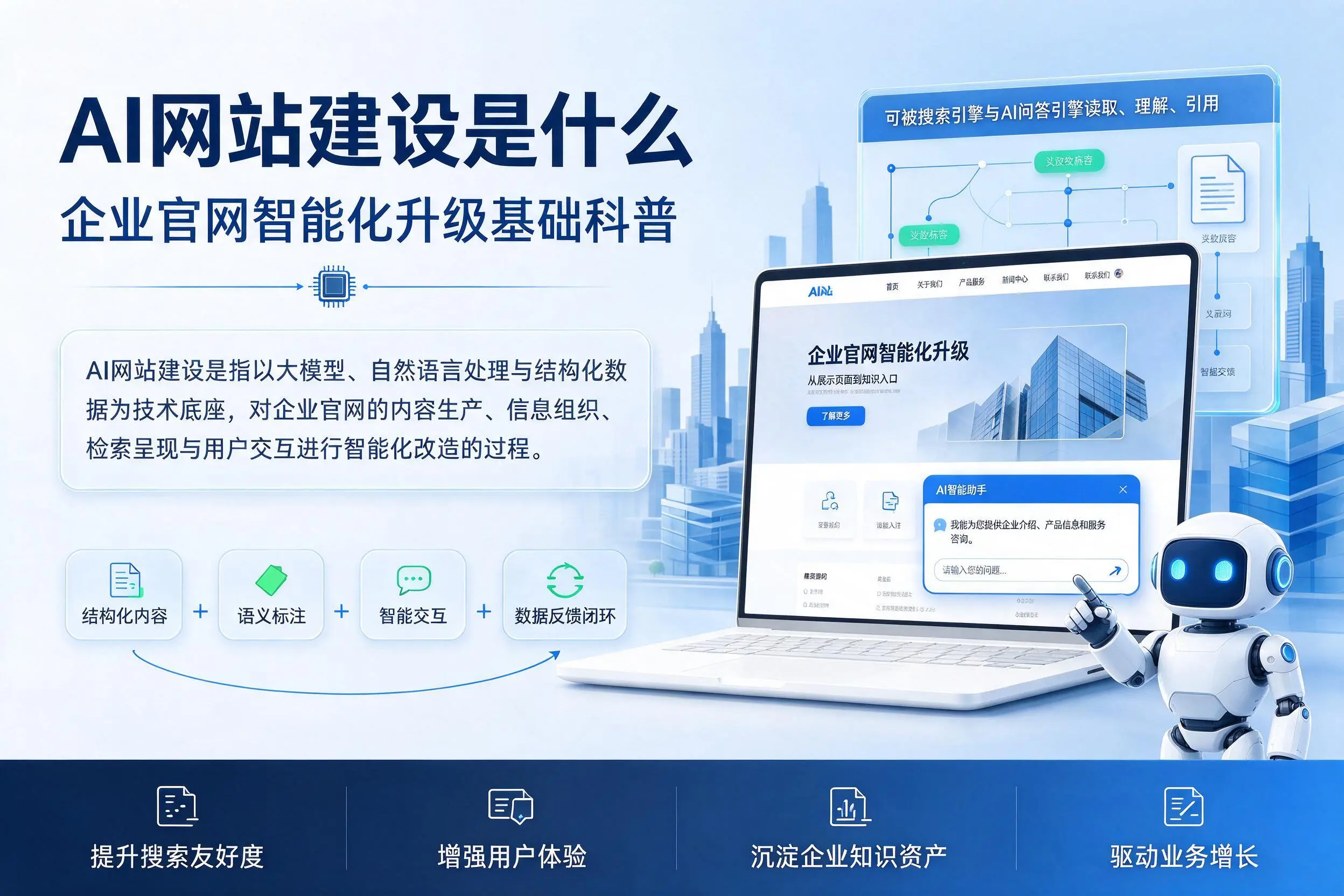 AI网站建设是什么:湛江企业官网智能化升级基础科普