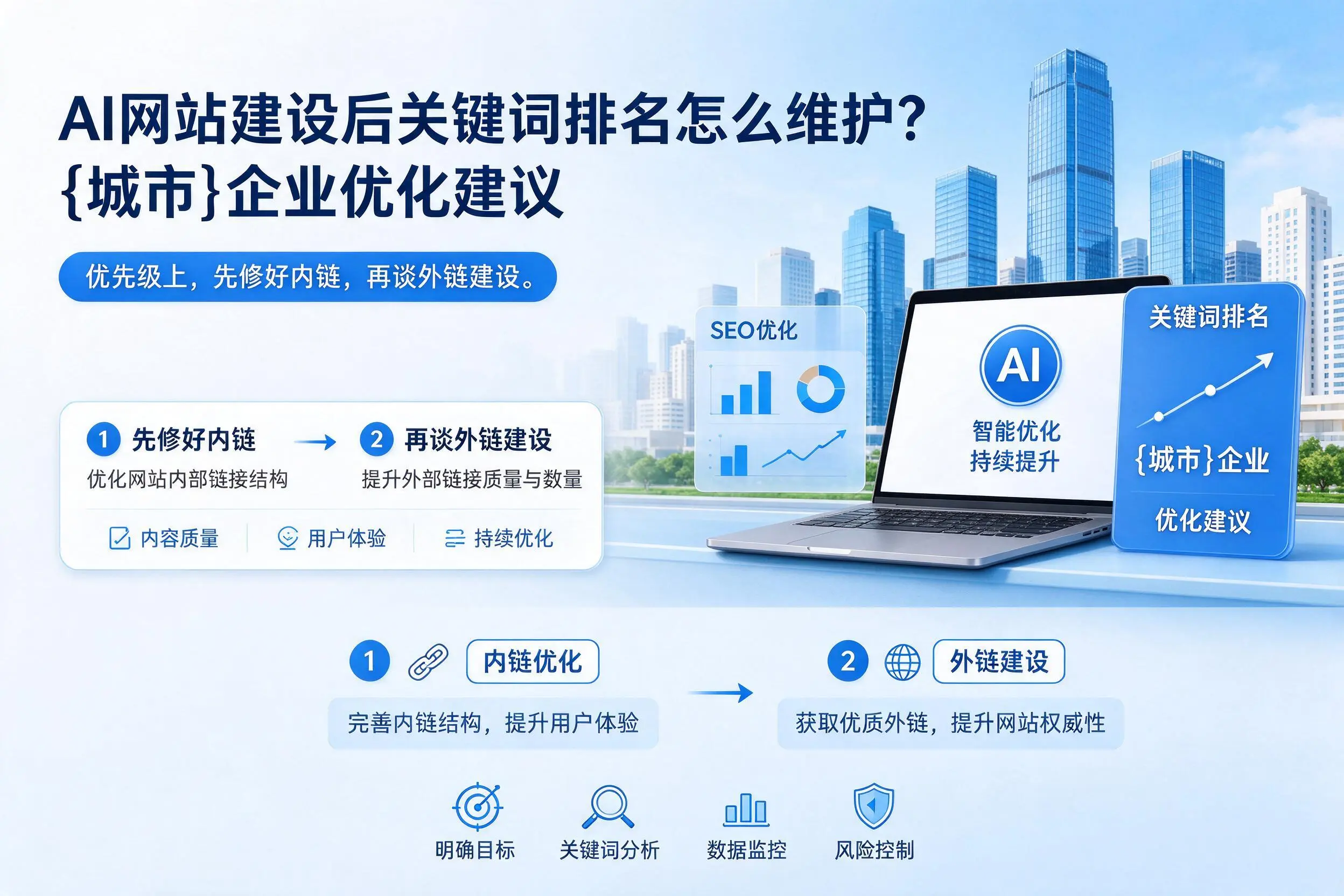 AI网站建设后关键词排名怎么维护？湛江企业优化建议
