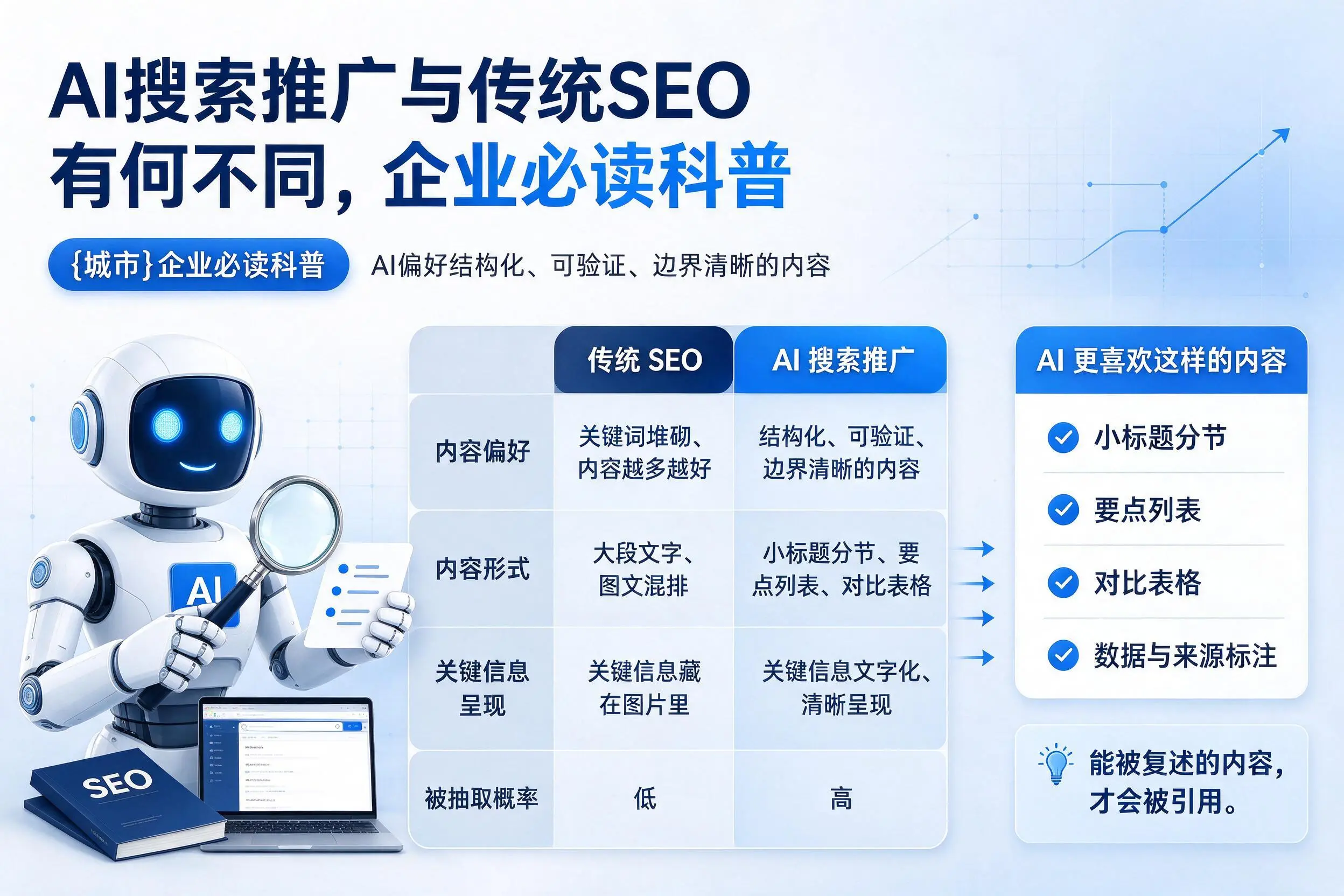 AI搜索推广与传统SEO有何不同,湛江企业必读科普