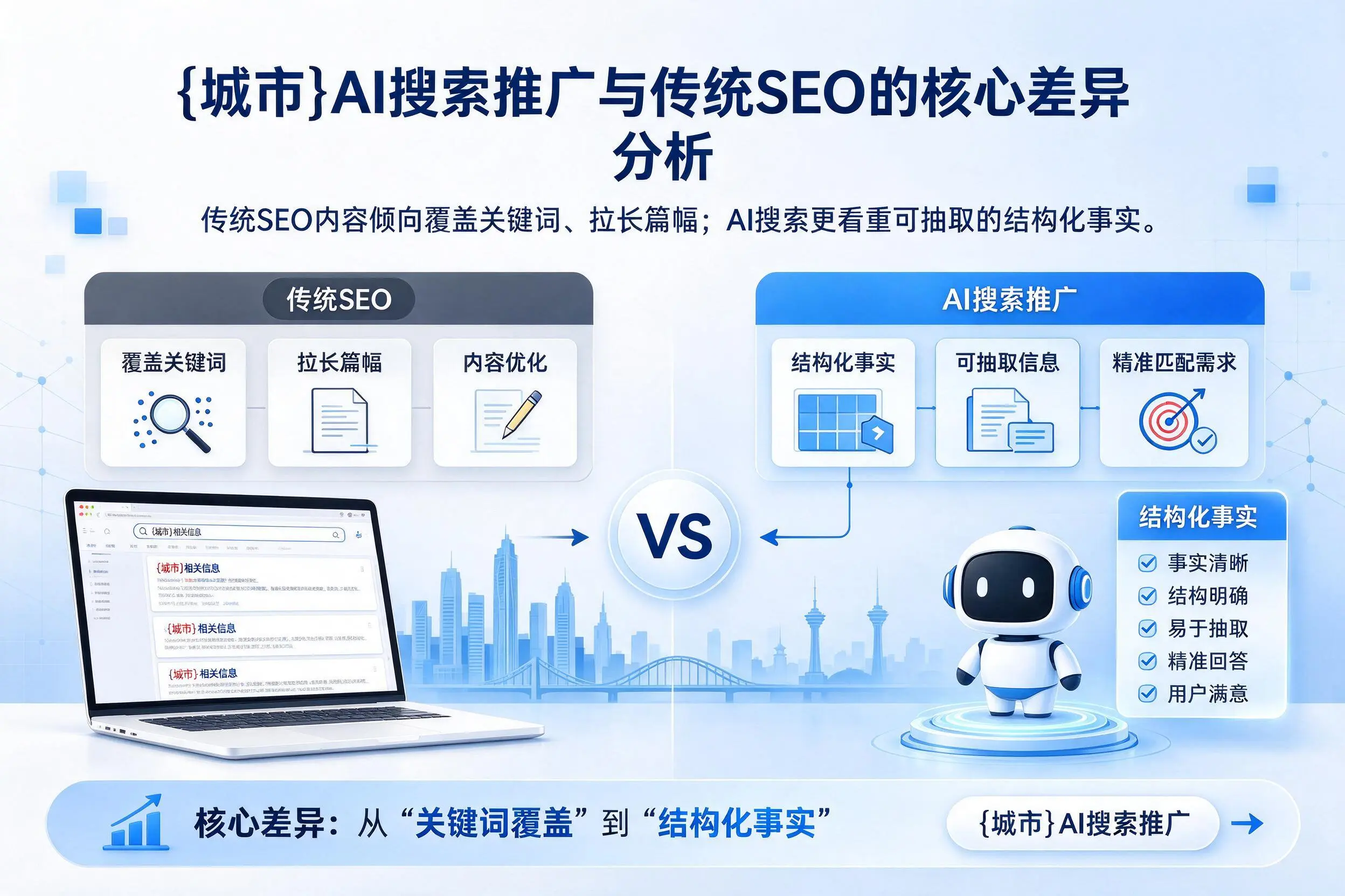 湛江AI搜索推广与传统SEO的核心差异分析